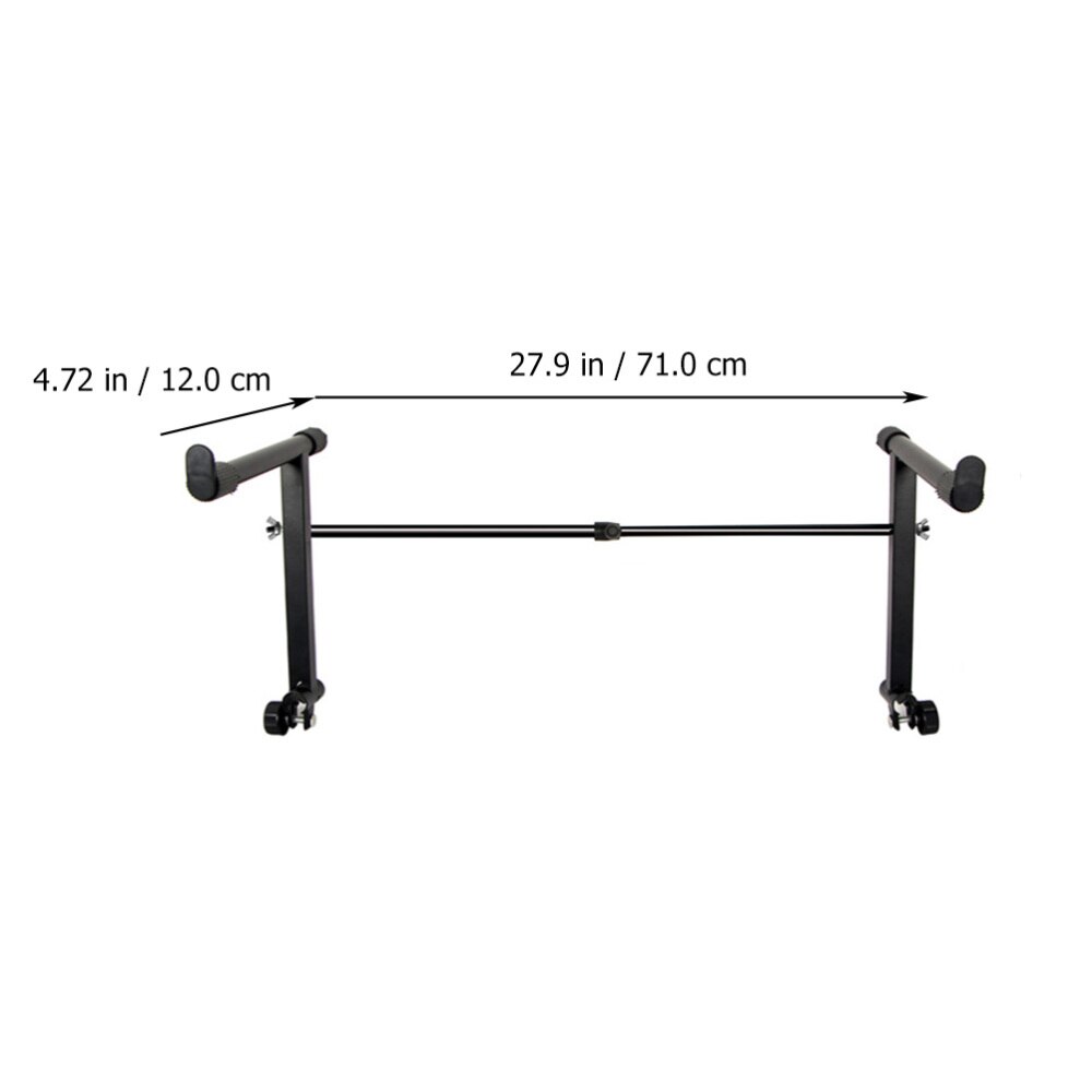 Soporte Universal para teclado eléctrico, estante para teclado de Piano (negro)