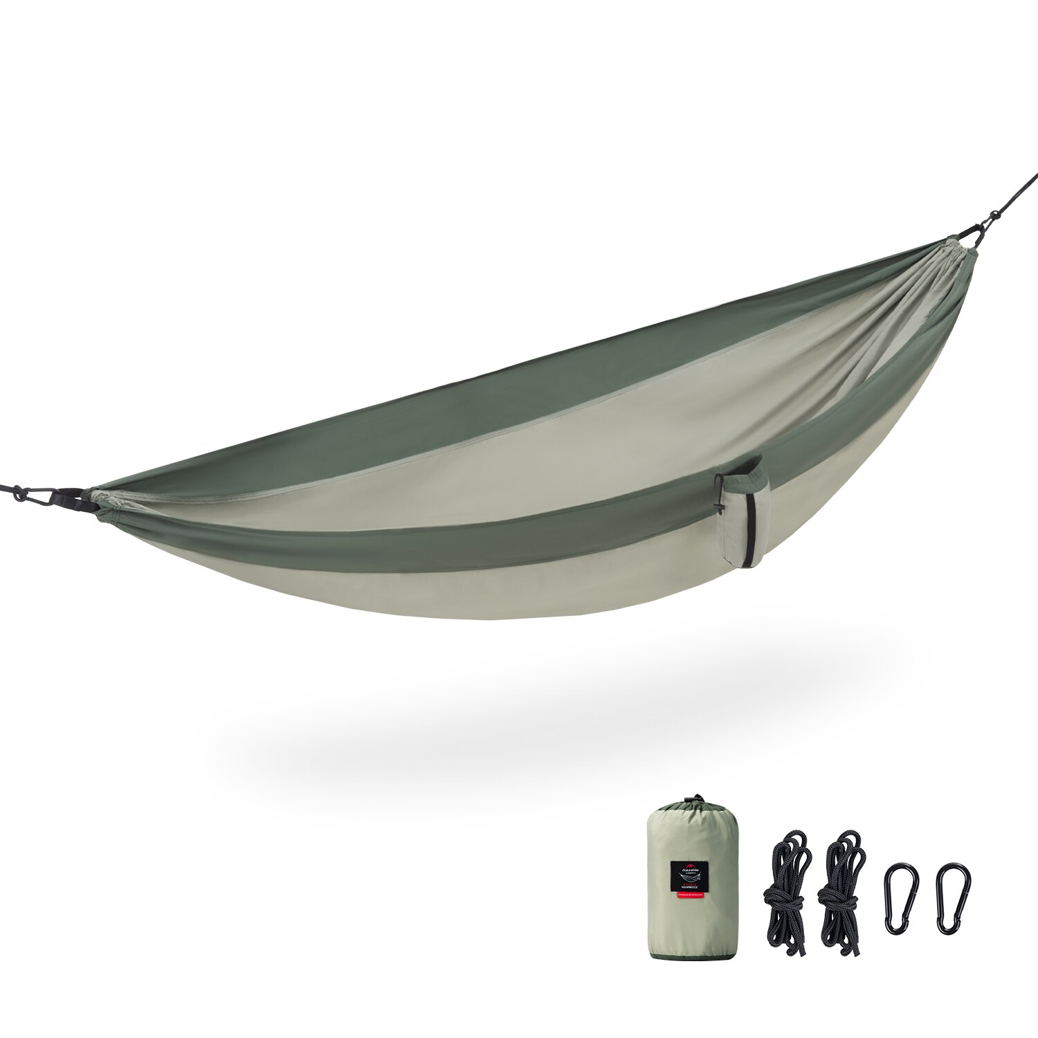 Amaca da campeggio ultraleggera Naturehike amaca da esterno singola doppia antiribaltamento attrezzatura per amaca da campeggio selvaggia: 1 person green