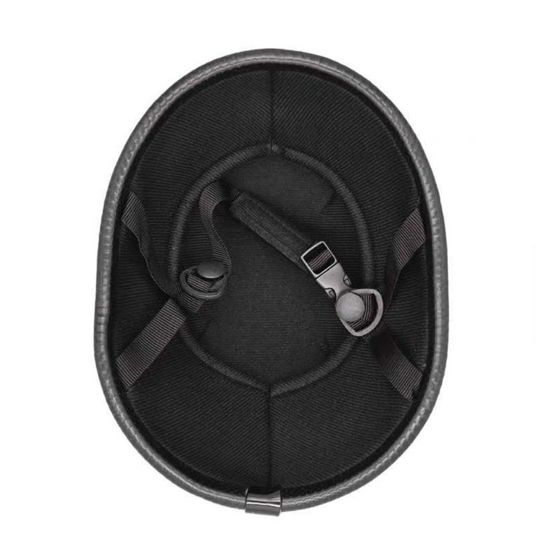 Retro Safety Riding Helmet Adjustable Equestrian Breathable Hat Durable Head Protective Cap