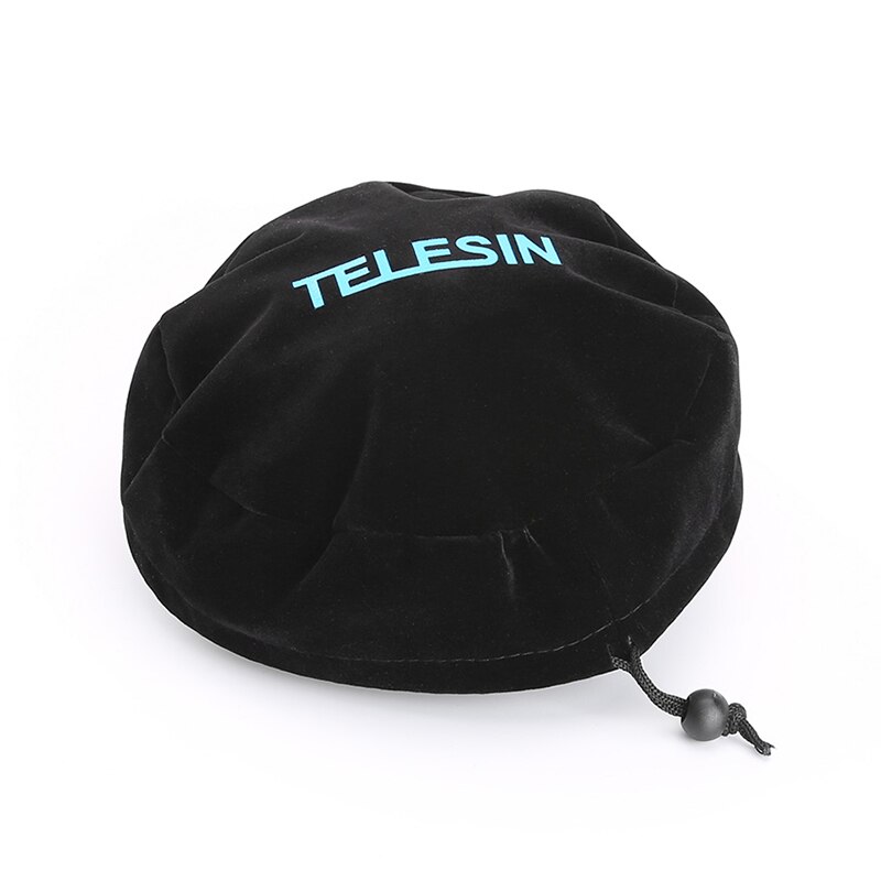 TELESIN Beschermende Koepel Tas Soft Bescherm Cover voor alle TELESIN Dome Poort voor GoPro Hero 3/3 +, hero 4, Hero 5 en Xiaoyi 4K