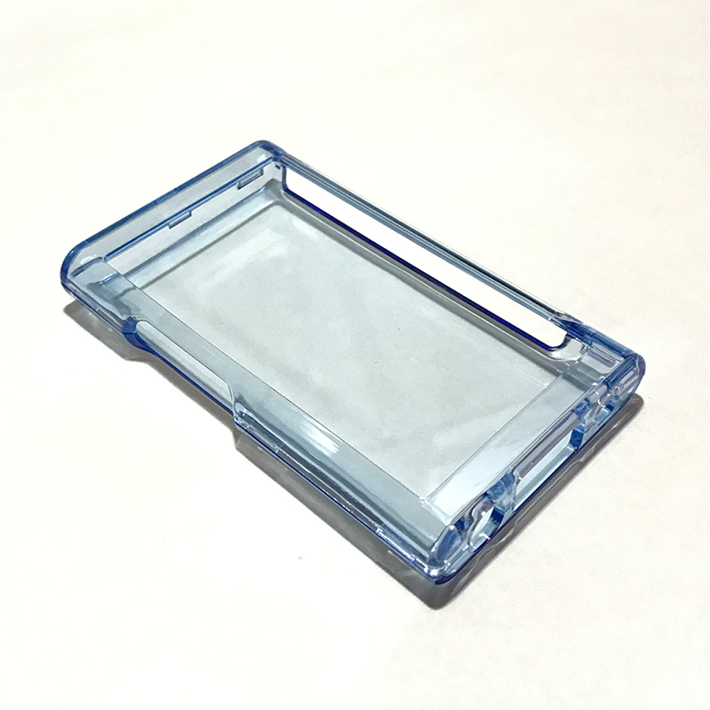 Clear Crystal Front and Back Protective Case Cover for Sony Walkman NW-A55HN A56HN A57HN A50 A55 A56 A57 Shell Skin: Clear blue