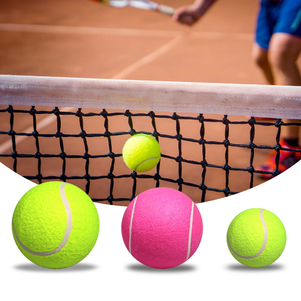 9.5" Oversize Giant Tennis Ball for Children Adult Durable Training Ball Clubs School Training Rubber Tennis Ball