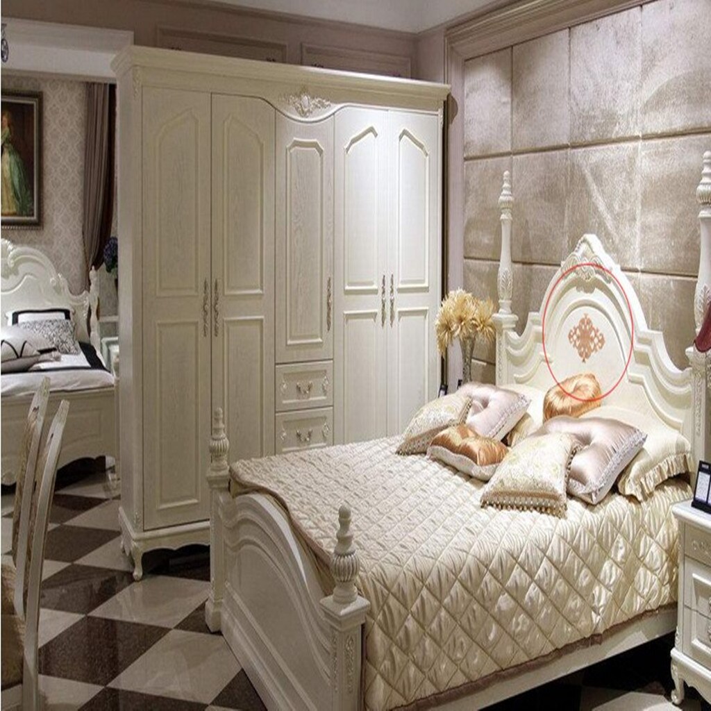 1Pcs Wooden Flower Corner Onlay Applique Frame, Home Furnishing Lintel, Unfinished Woodcrafts, Wall Decor