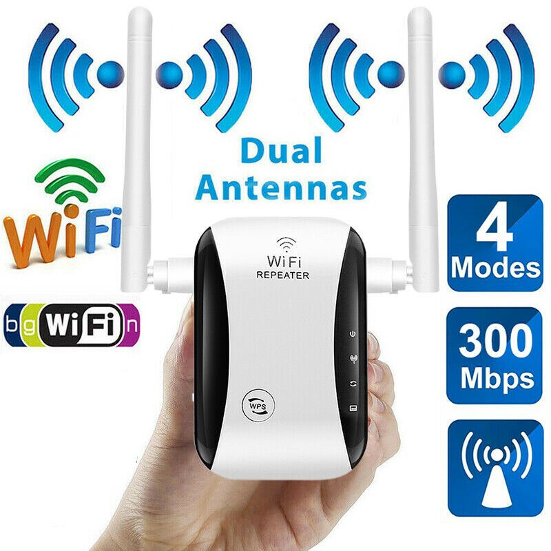 Wifi Range Extender Internet Booster Netwerk Router Draadloze Signaal Repeater