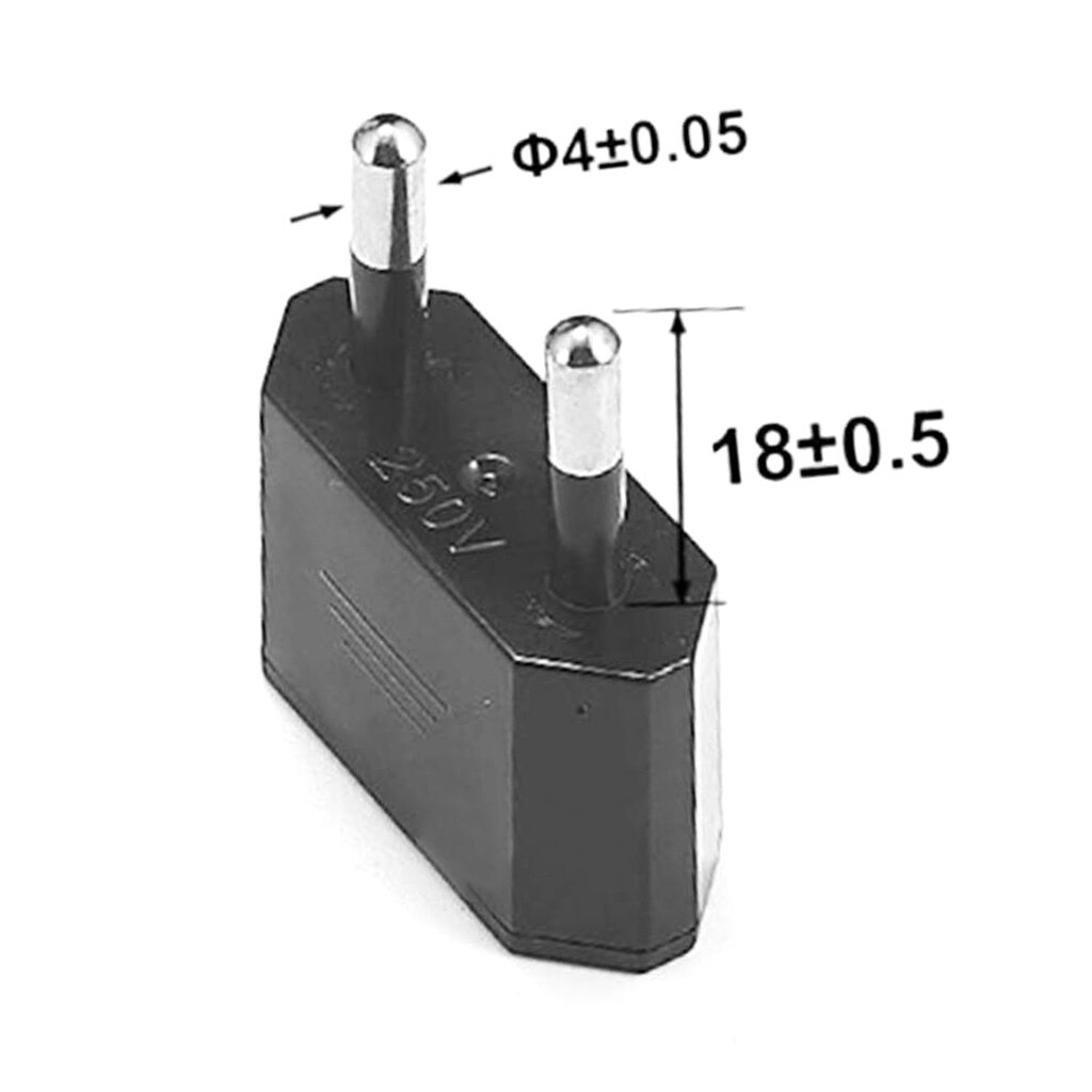 European to American Conversion Plug European Outlet Plug Outlet Plug Adapter Input from Usa to Europe Travel Power Plug