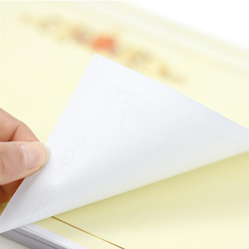 100 Pcs A4 21x29CM Blank Metallic Gold Border Certificate Paper