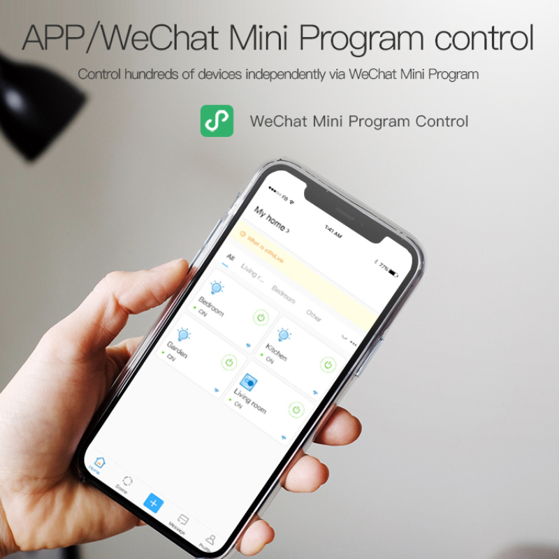 EWeLink – interrupteur à distance BASIC-2.4G pour maison intelligente, avec applications WeChat et Applet, fonctionne avec Siri Alexa et Google Home