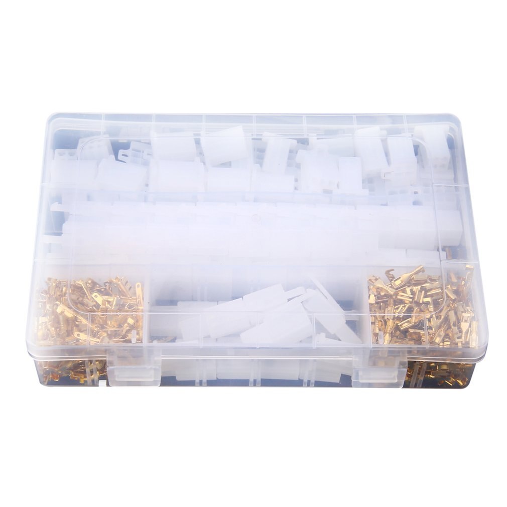580Pcs 2.8mm 2/3/4/6/9 pin Motorcycle Automotive Electrical wire terminal Male Female cable Connector plug Kits