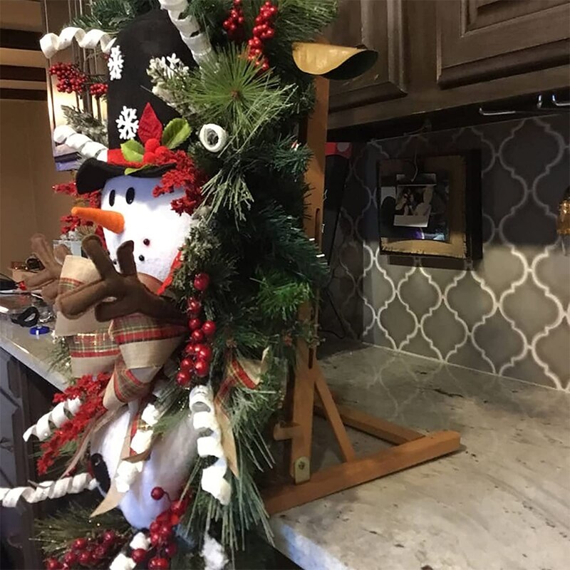 Snowman Figuren Süße Stehende Teleskope Plüsch Schneemann Puppen