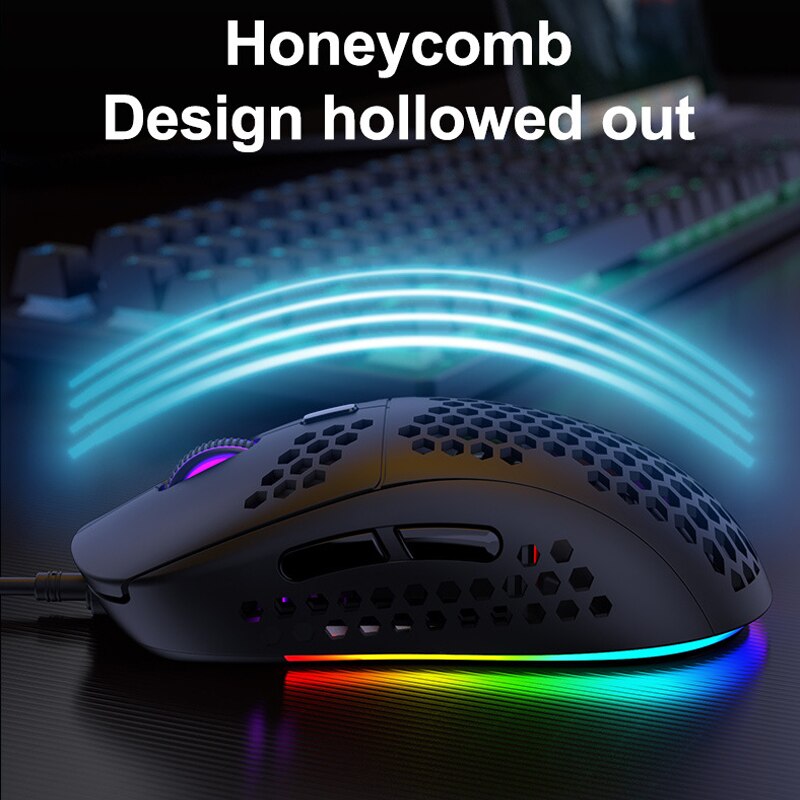 Mechanical feel Gaming Keyboard Mouse Combo Magic Ergonomic RGB Backlight Wire Keyboard Mouse Set For Laptop PC Gamer Computer