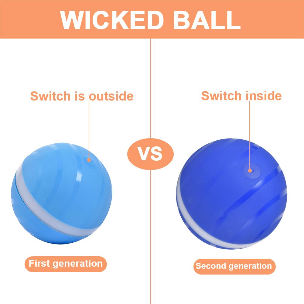 Newest 2nd Generation Pet Ball Waterproof Pet Wicked Ball Anti-bite Environment Friendly Pet Playing Ball Support