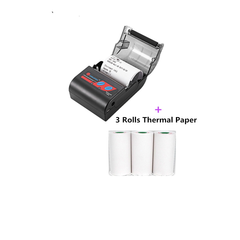 Goojprt håndholdt bluetooth termisk kvitteringsprinter mobil mini 58mm bærbar printer usb billet printere til android ios system
