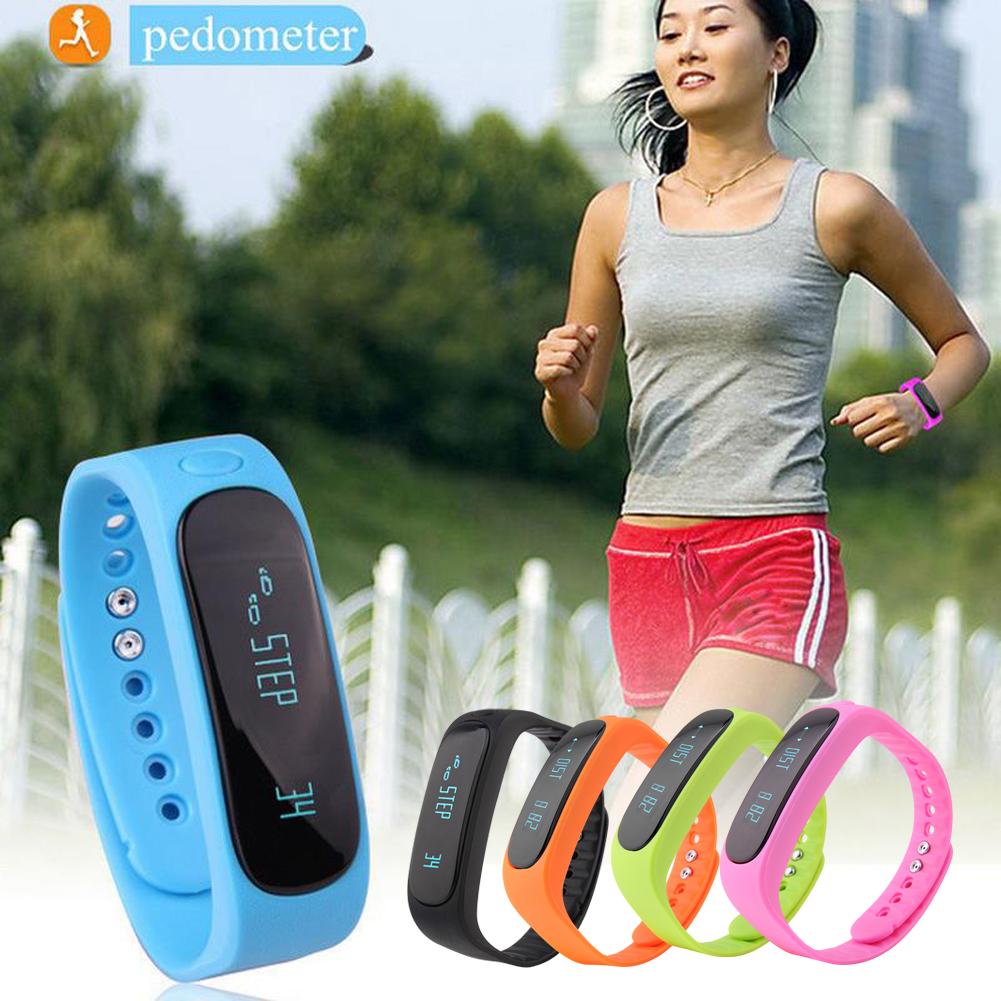 E02 Bluetooth-compatible Sports Smart Bracelet Wrist Band