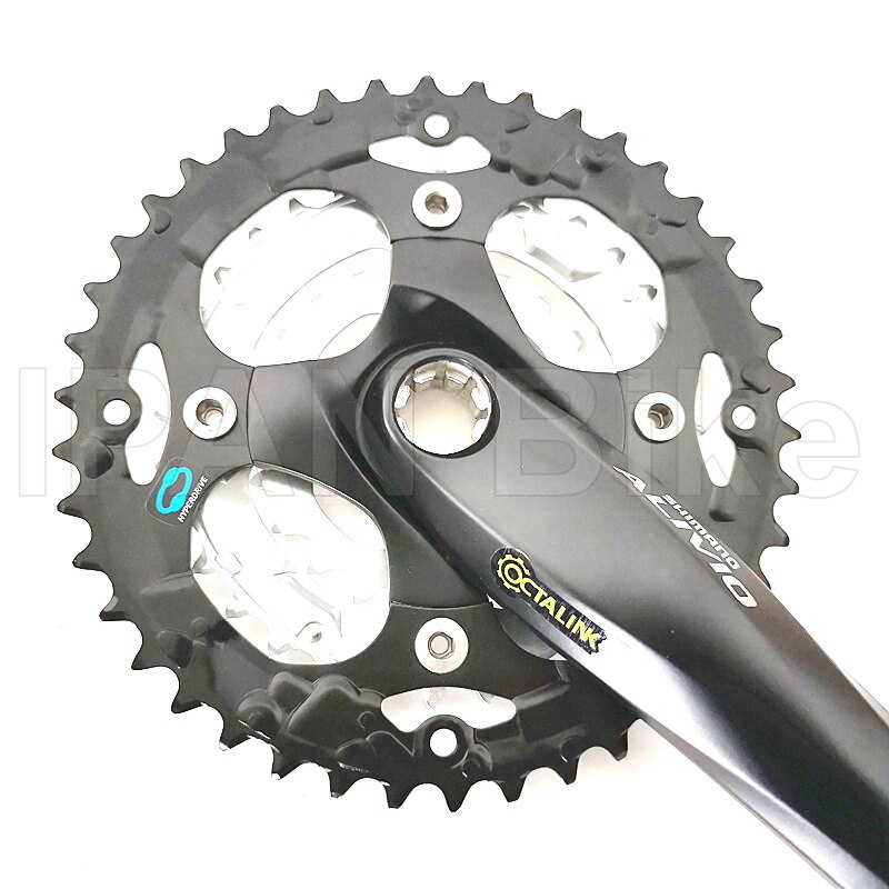 Shimano ALIVIO FC-M410 Bike Crankset 8/24 Speed Hollowtech Crankset 170mm 42-32-22T MTB Bike Chainwheel FC M410 Crank