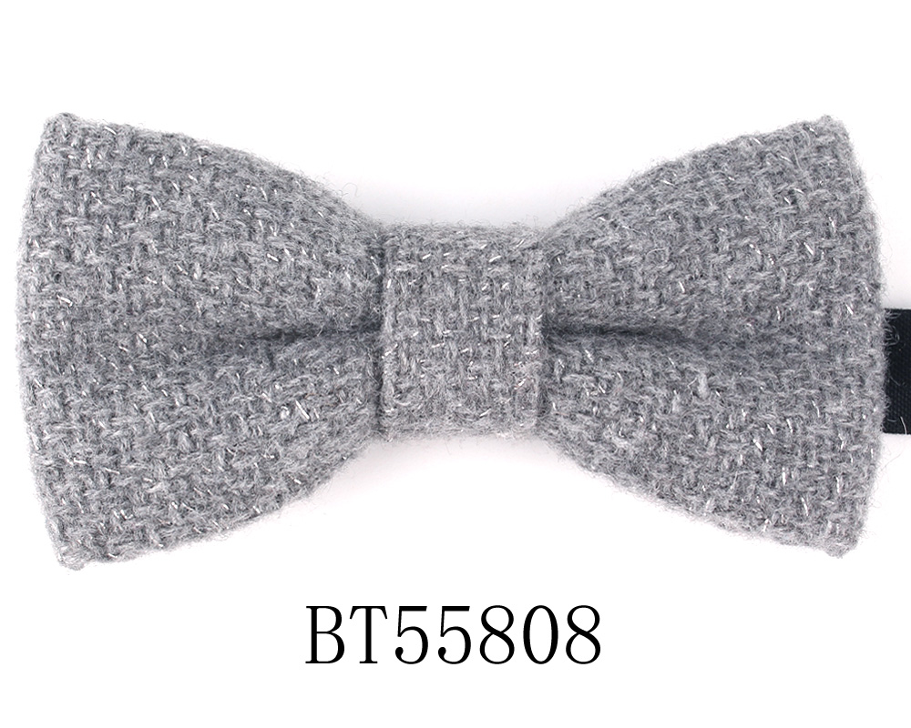 Novo laço de lã inverno gravata borboleta para homens mulheres laço nó adulto gravata borboleta de lã cravats festa noivo gravatas borboleta para presentes: Azul