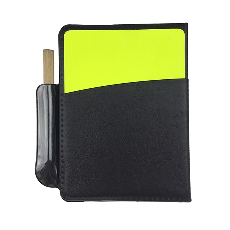 Soccer Referee Red Yellow Card Record Football Match Warning Card for Sports SAL99