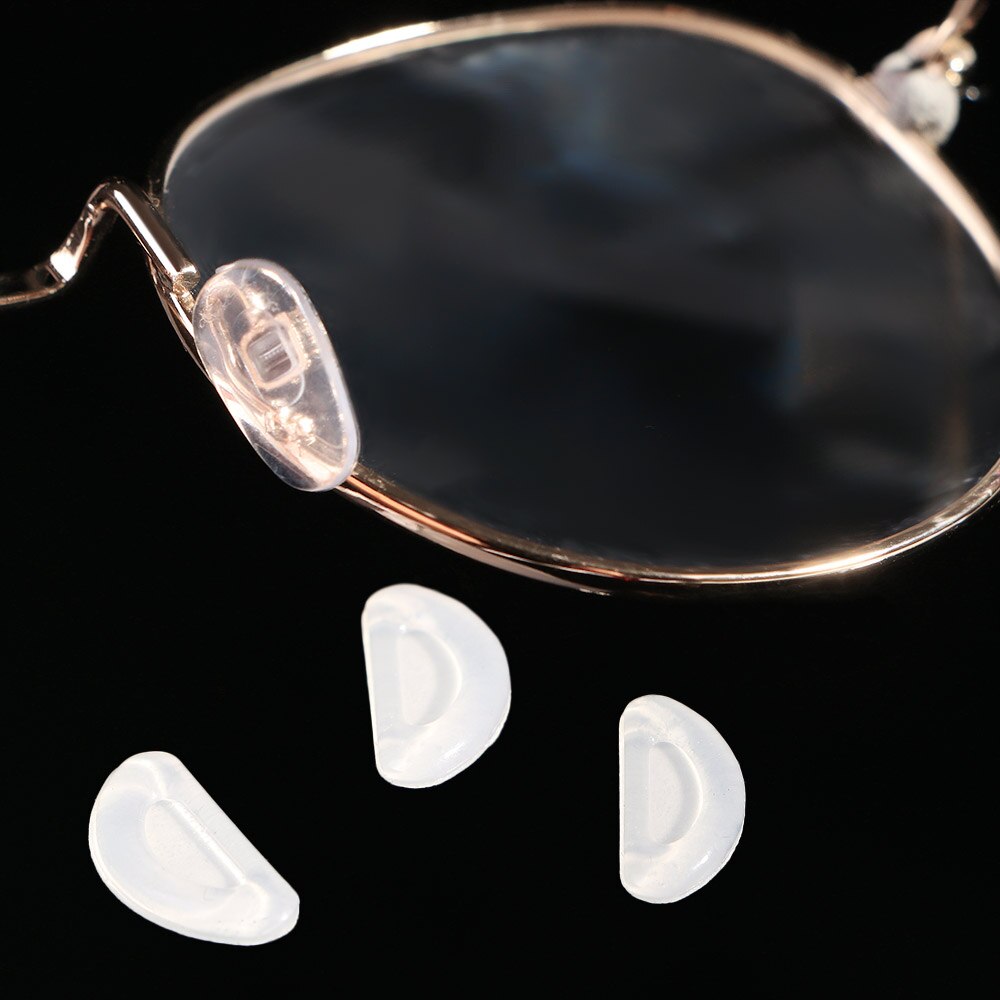 Almohadilla de silicona antideslizante para la nariz, almohadillas adhesivas para gafas, aumento de elevación, accesorios para gafas