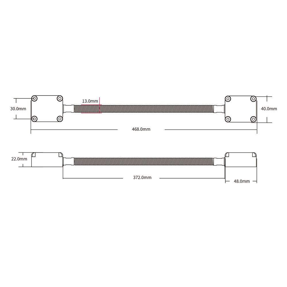 Metal Cable protector pipe tube diameter stainless steel Cable pipe Door access control wire