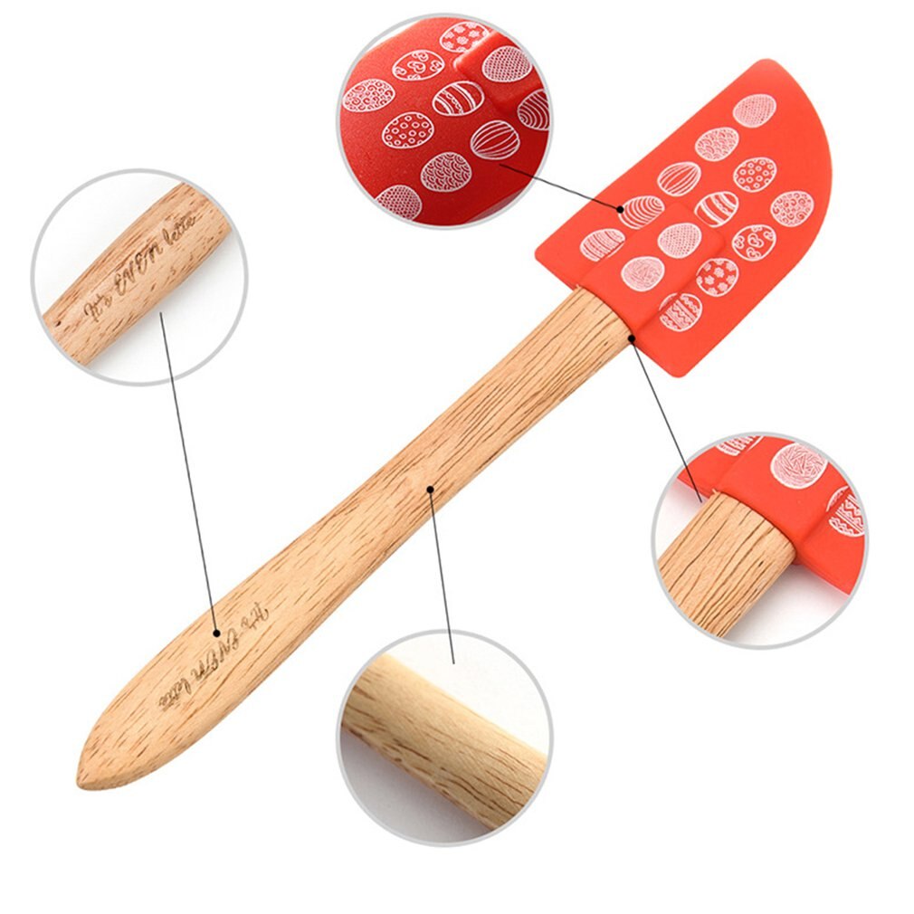 3-piece silicone spatula set cake baking tools, blender baking cream spatula to scrape Aberdeen butter in all directions
