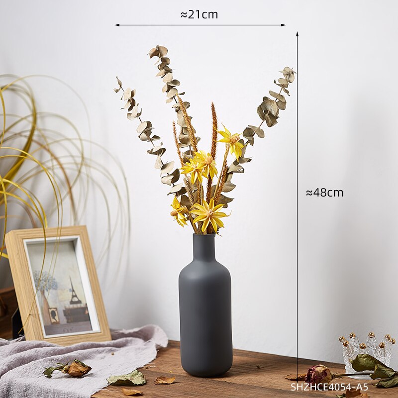 Nordic Home Decoration Ceramic Vase Desktop Vase H... – Grandado