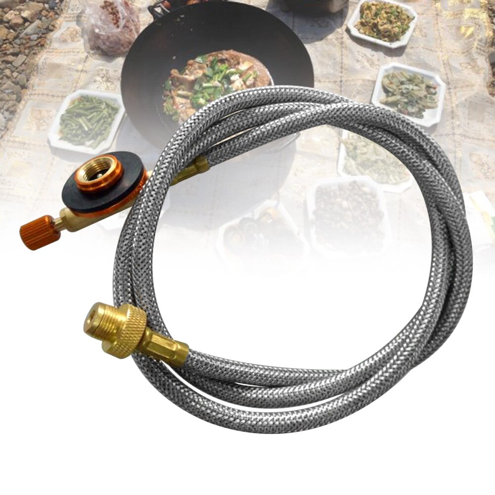 Wandelen Oven Accessoires Koperen Connector Adapter Camping Picknick Outdoor Gasfornuis Bbq Pijp Verlengbuis Converter