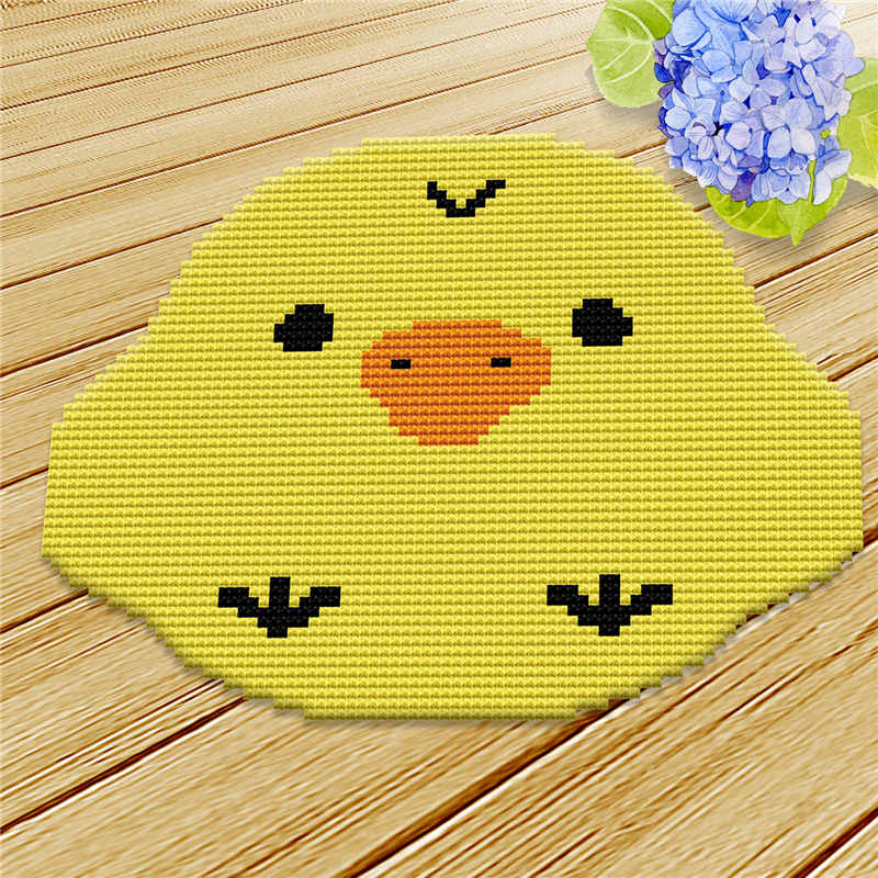 Prajna mignon animaux tapis couture loquet crochet Kits toile tricot tapis crochet point de croix Fomiaran pour couture bricolage Handmades: Green