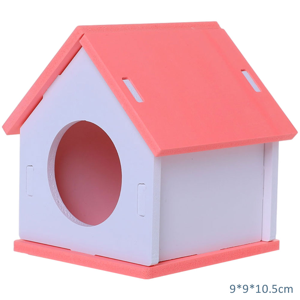 Hamster regnbuebro vippe gynge legetøj træningslegetøj chinchilla marsvin aktivitet klatre sport hamster bur klatre sportslegetøj gør det selv: C -9 x 9 x 10.5cm