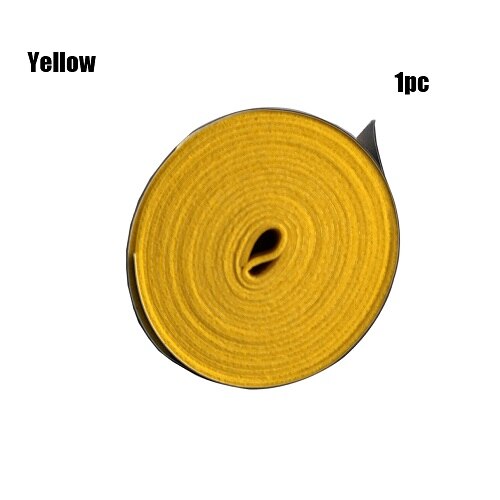 1Pcs Anti-Slip Zweet Geabsorbeerd Wraps Kranen Droog Tennis Racket Grip Badminton Grips Racquet Vibration Overgrip Zweetband Sport: Yellow