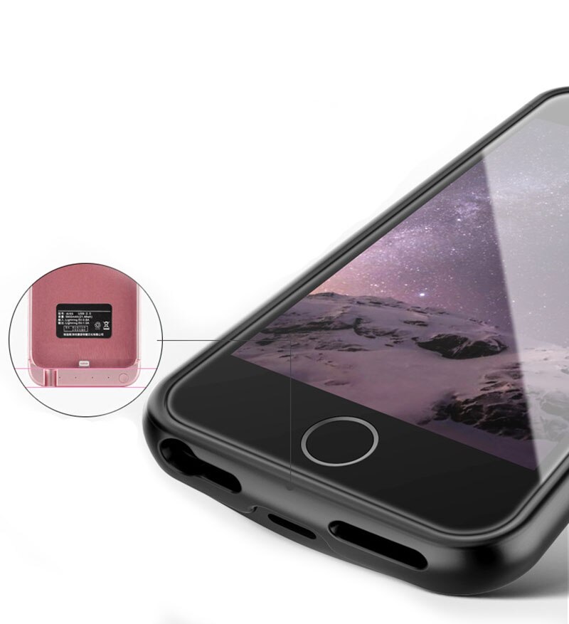 Battery Charger Case For iPhone SE 5SE 5 5S Power Bank Charging Powerbank Case For iPhone 5 6 7 8 X XS Max XR Battery Case+Audio