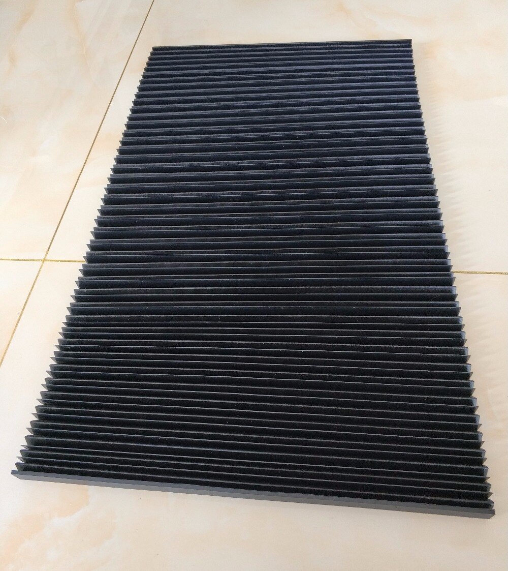 T7 flat profile protection bellow cover, 1300 mm x 170 mm x 15 mm