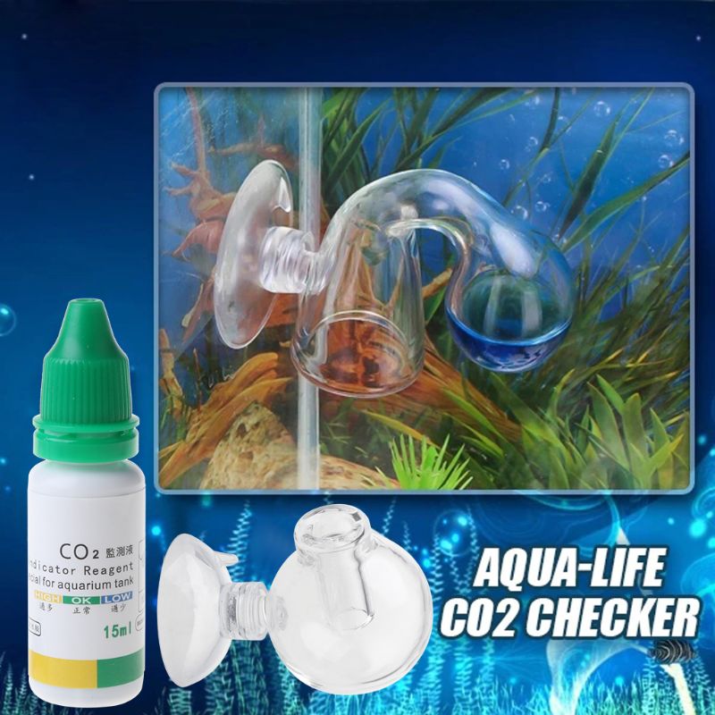 Glass Co2 Checker with 4dkh/PH Solution | Quickest... – Grandado