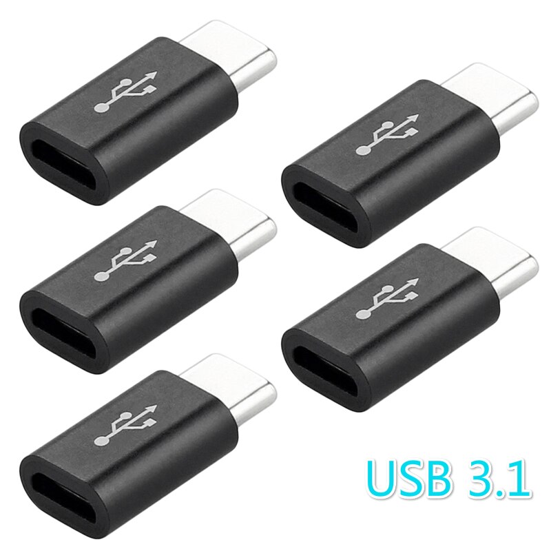 1/5 pièces USB 2.0/USB3.1 Type C lecteur de carte TF Micro SD OTG adaptateur type-c USB-C convertisseur de carte mémoire pour Xiaomi Huawei: 01