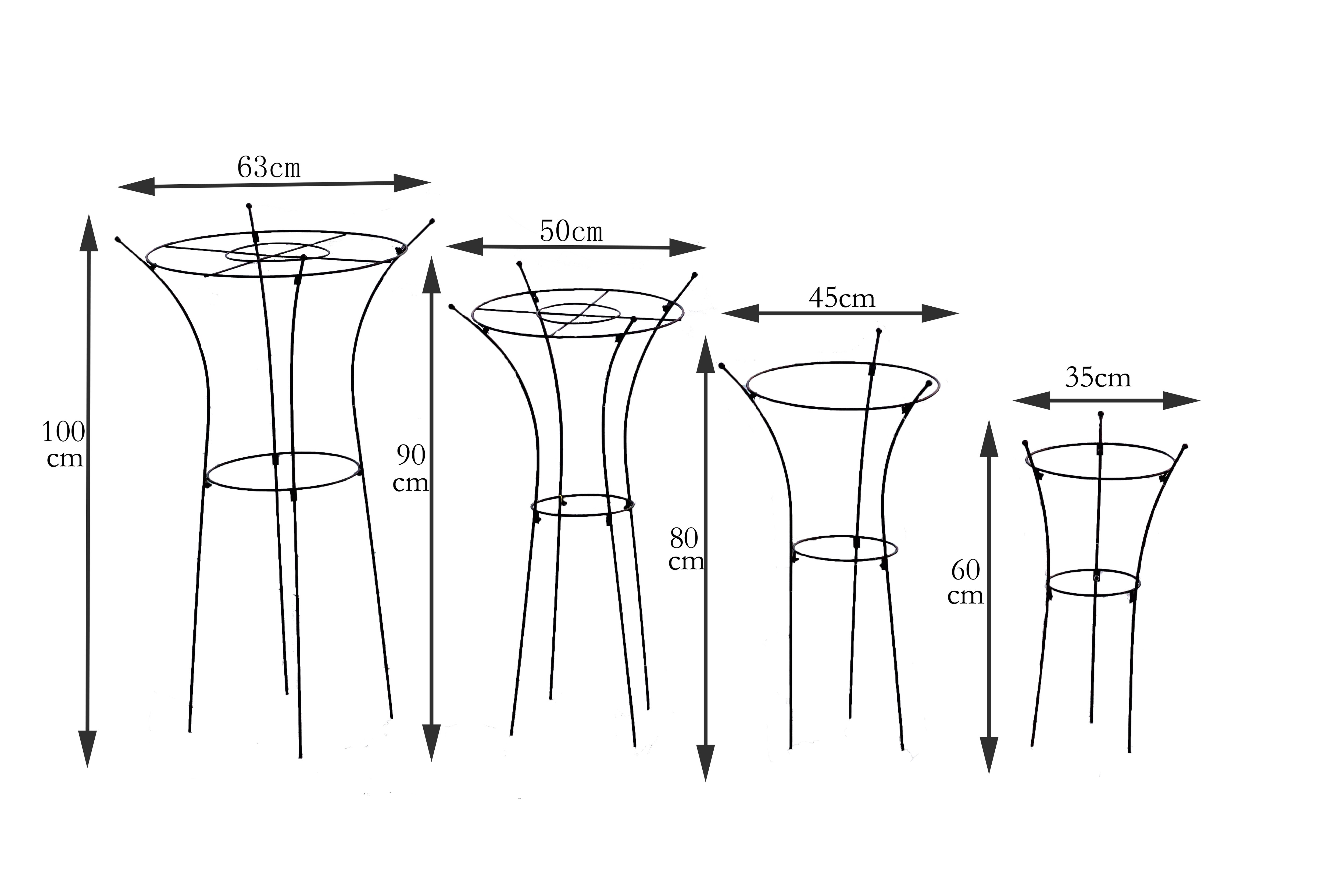 Boeket Type Plant Beugel Smeedijzeren Klimmen Bloem Frame Ondersteuning Hortensia Geschikt Voor Hydrange