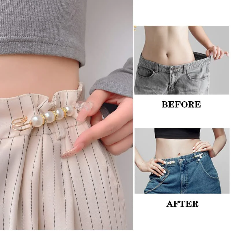 2/4 Uds broche de perlas alfileres suéter chal Clips imitación perla diamantes de imitación Collar Pin de seguridad para mujer chica ropa vestido Accesorios