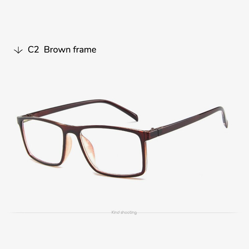 Toketorism high rectangle glasses for myopia spectacle frames for women men 9242: C2