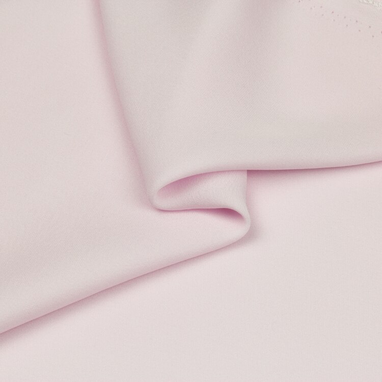 Tela de seda georgette crepé georgette, color rosa claro, resistente a arrugas, 140cm de ancho, SCG463