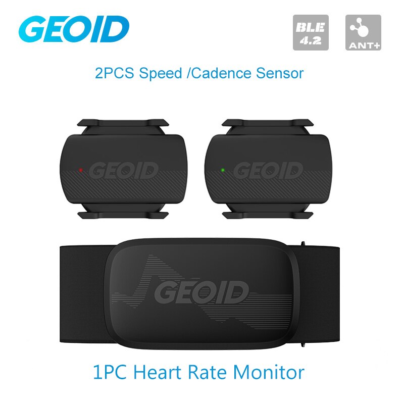 Bike Speed Cadence Sensor ANT Bluetooth Bicycle Computer Speedometer for Strava Garmin iGPSPORT Bryton Cycling Computer Wireless: 2pcs CS600 And HS500
