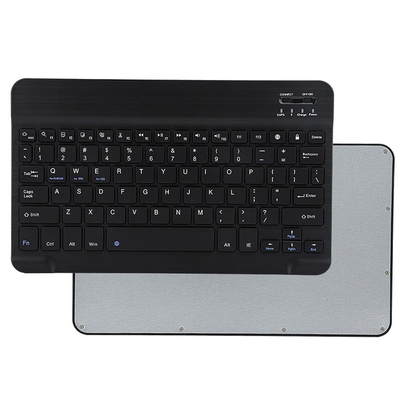 For iPad Bluetooth Keyboard 10 Inch Wireless Mini Bluetooth Keyboard Mouse for Xiaomi Samsung Huawei iPad Wireless Keyboard: Black keyboard