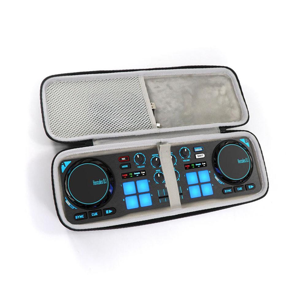 Caja de almacenamiento portátil para Hercules DJControl caja protectora a prueba de golpes caja de almacenamiento de plato bolsa de almacenamiento para DJControl