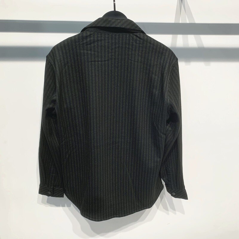 Herenkleding winter plus fluwelen overhemd casual lange mouwen revers gewatteerd overhemd plus size herenkleding