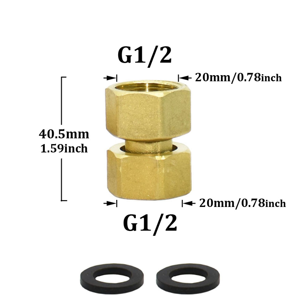 Durcheinander 1/2" 3/4" 1" Außengewinde Verbinder Wasserhahn 90 Grad Winkelverschraubungen Rohrverbinder drehen G1/2 G3/4 G1 Wasserverbindung: Gold
