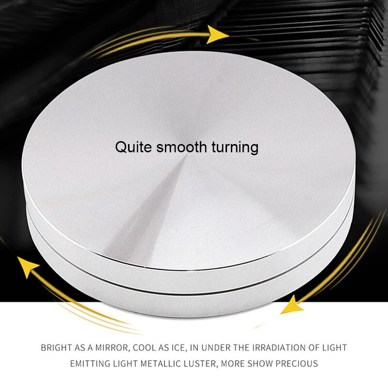Mini Aluminum Alloy Pottery Wheel Turntable Small Sculpture Display Stand Base Bearing Rotating Wheel Polymer Clay Tools 3-12cm