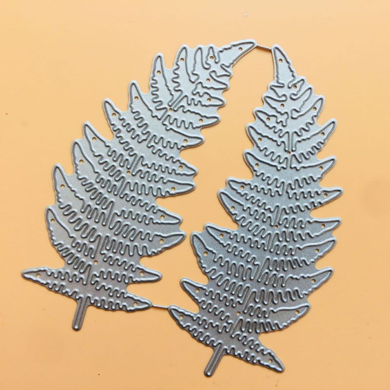 Tre blader metall kutte dør sjablong scrapbooking diy album stempel papir kort