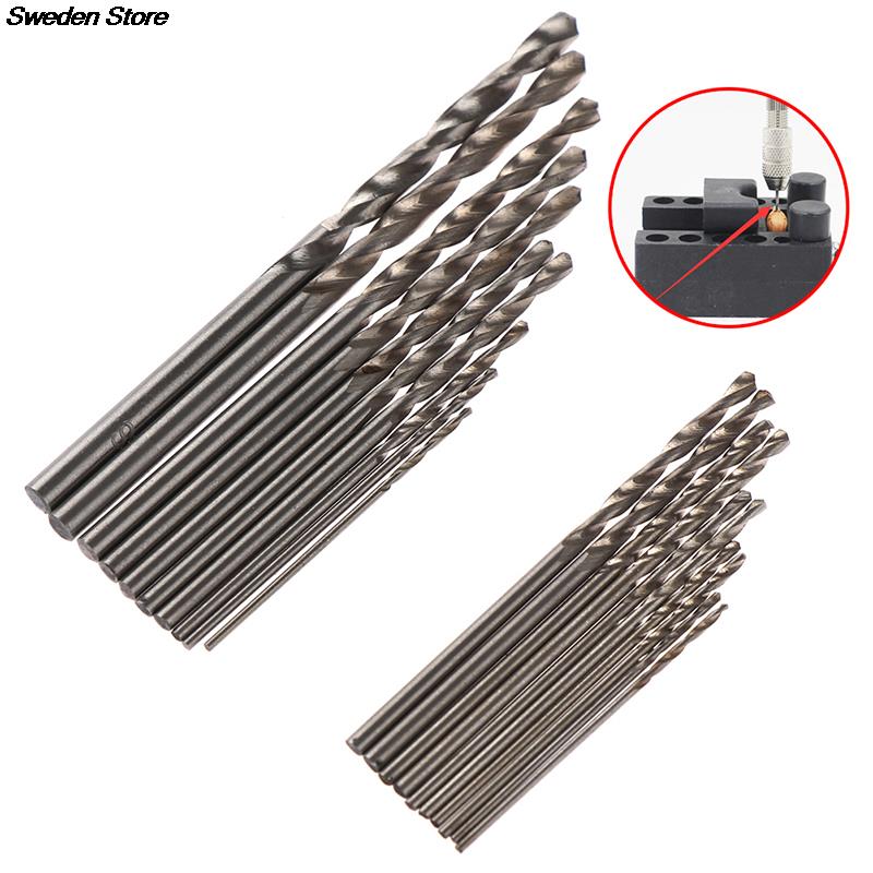 10 Stks/doos Mini Boor Hss Bit 0.8Mm-3.0Mm Rechte Schacht Pcb Tapboren Set