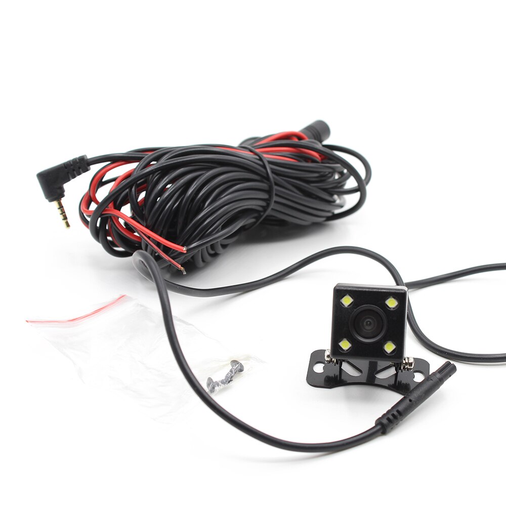 Waterdichte auto achteruitrijcamera parkeerhulpcamera achteruitrijmonitor achteruitrijcamera lens voor recorder dvr met 4- pins 2.5mm- aansluiting