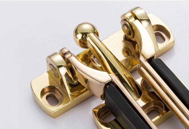Gouden deurbeveiliging / beveiligingsketting voor hotelkamerdeuren, anti-hotlinking / veiligheidsketting