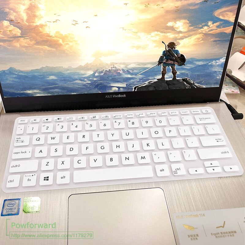 Pour ASUS Vivobook 14 A412F A412D A412FJ S412FL S412FA S412FJ S412DA S412UA S 412 Peau de Couverture De Clavier d'ordinateur portable Protecteur 14 Pouces