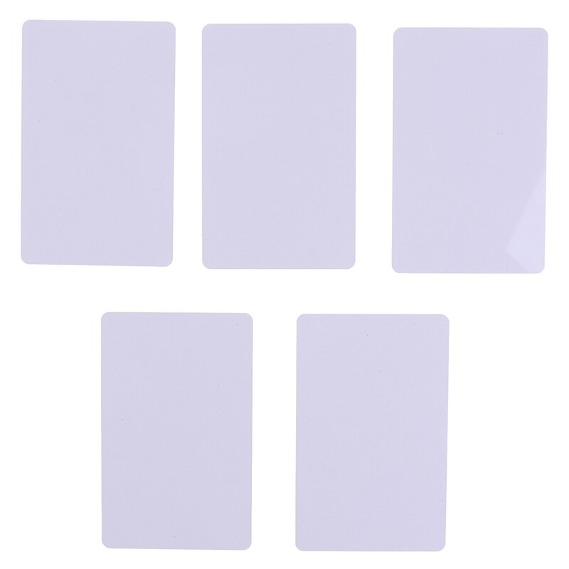 10pcs RFID Key Tag Access Control Card 13.56 MHZ Contactless High Frequency IC Cards White PVC Access Attendance NFC Card