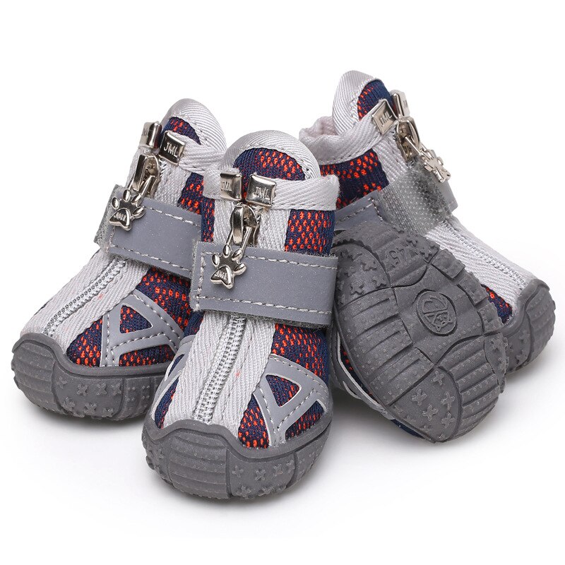 Chaussures en maille respirante pour animaux de compagnie, baskets d'extérieur antidérapantes pour chiens, petits, moyens et grands