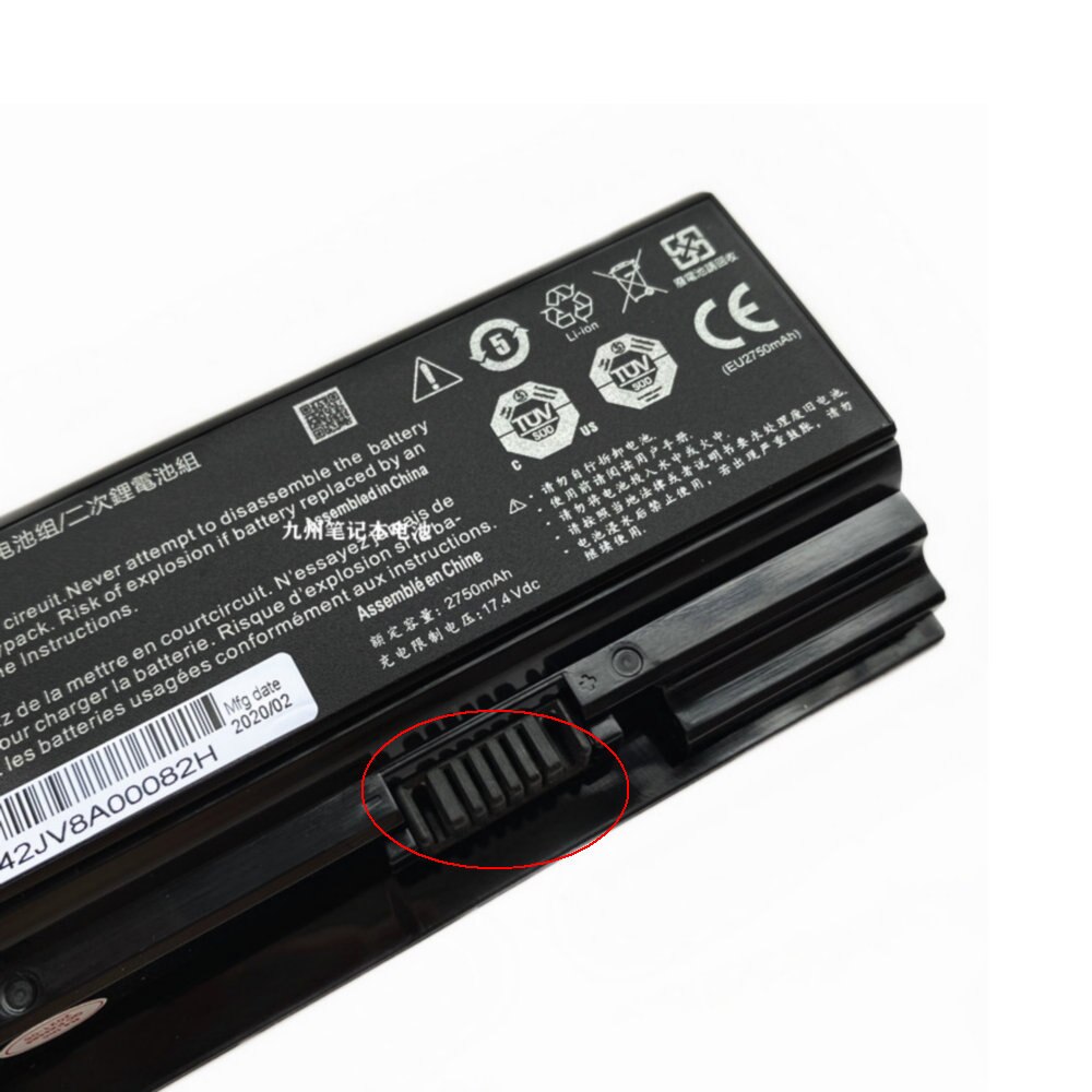 Original NH50BAT-4 Battery For Clevo NH70RAQ NH55EDQ NH50RA NH55RCQ NH58RDQ NH70RHQ NH58RCQ For machenike T58 For Sager NP6875